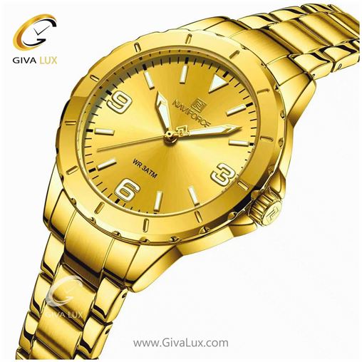 ساعت مچی زنانه بند فلزی تک موتوره ناوی فورس مدل NF5022 334_5022 (7).jpg